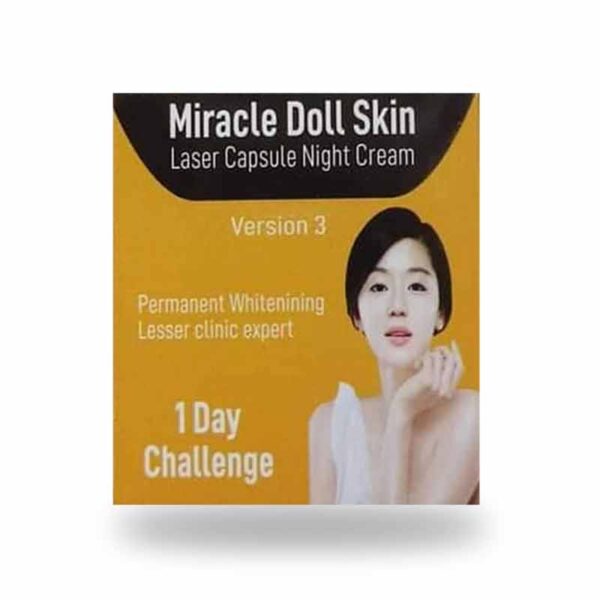 Miracle doll skin laser capsule Night Creammiracle doll skin cream price in bangladesh miracle cream some by mi ingredients miracle cream in action miracle cream 8 in 1