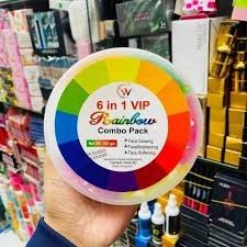 6 in 1 Vip Rainbow Combo Face Pack