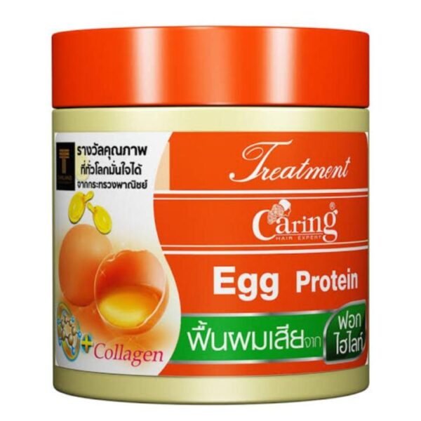 caring egg protein hair mask